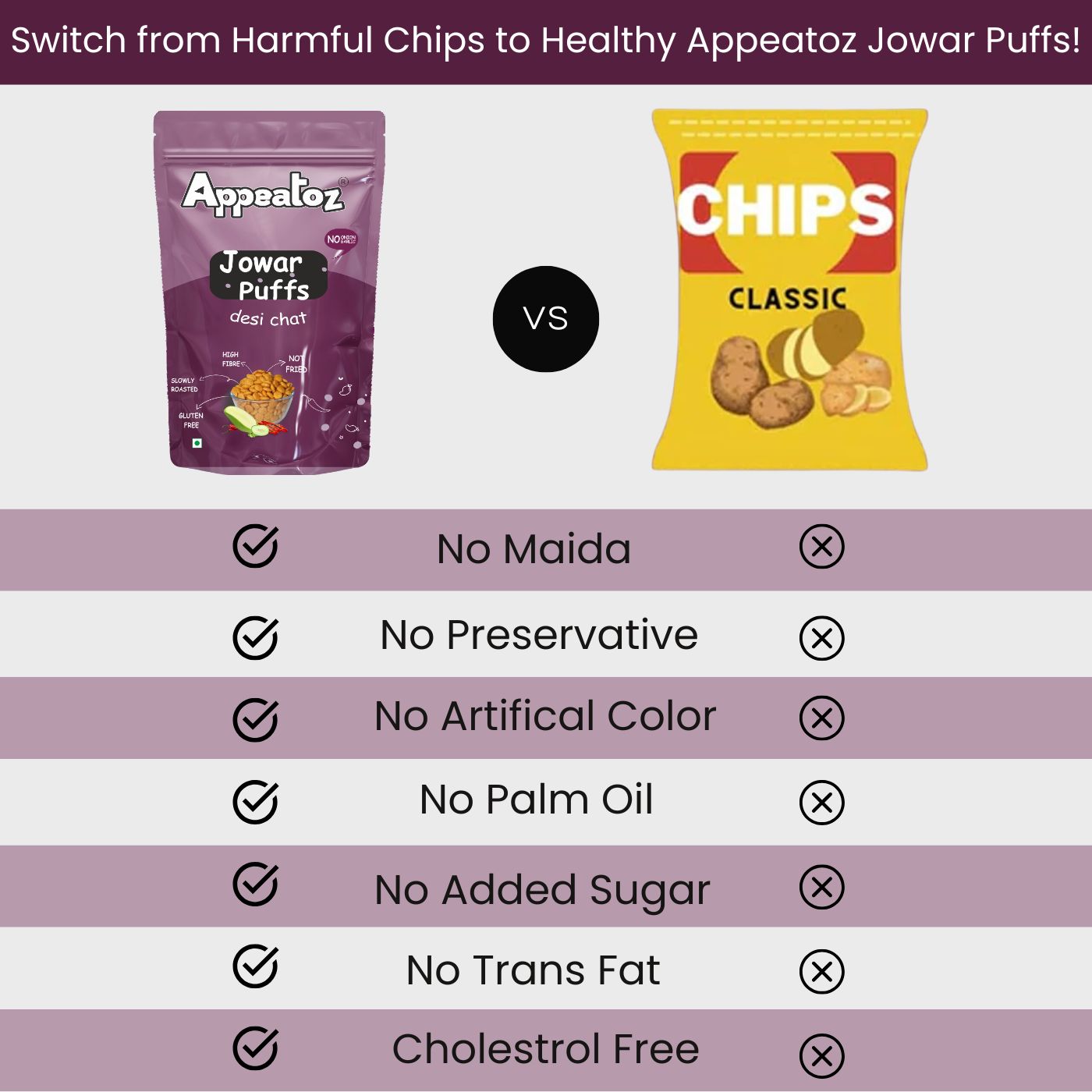 jowar puffs desi chat healthy snack alternative to chips