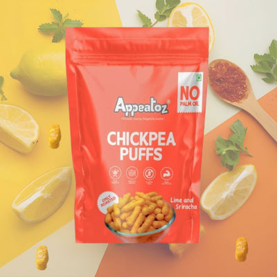 Lime and Sriracha  Roasted Chickpea Puffs  60 g