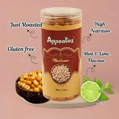 Lime and Mint Roasted Makhana 100 g