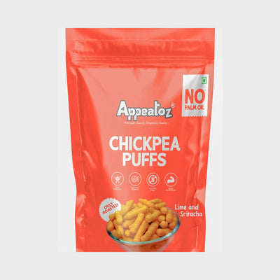 Appeatoz Chick pea puff Lime and sriracha   60gms