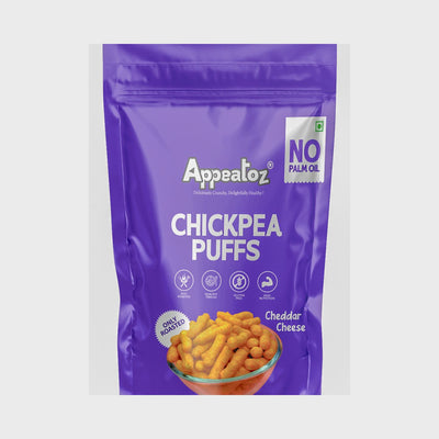 Appeatoz Chick pea puff cheddar cheese  60gms