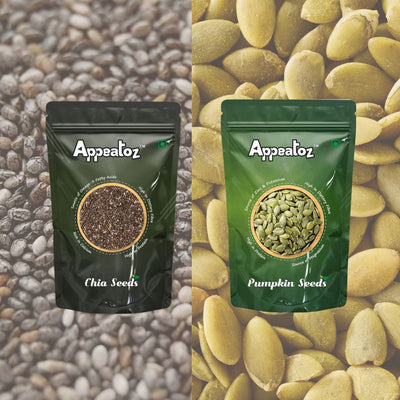 Chia & Pumpkin Seeds Blend – 200 g | Omega-3 + Protein Power