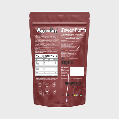 Appeatoz Tangy Tomato Jowar Puffs 70g