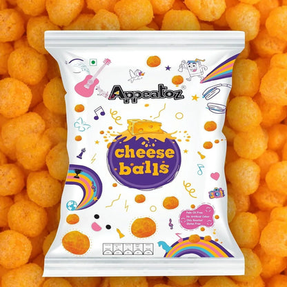 appeatoz cheese balls with background showing ingredients
