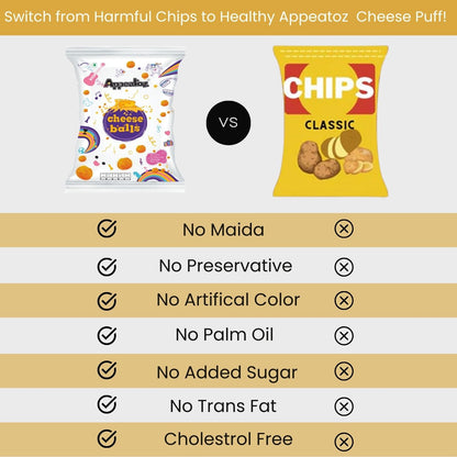 appeatoz cheese balls healthy snack alternative to chips