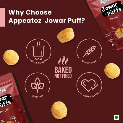 appeatoz peri peri jowar puffs baked not fried gluten free high fibre