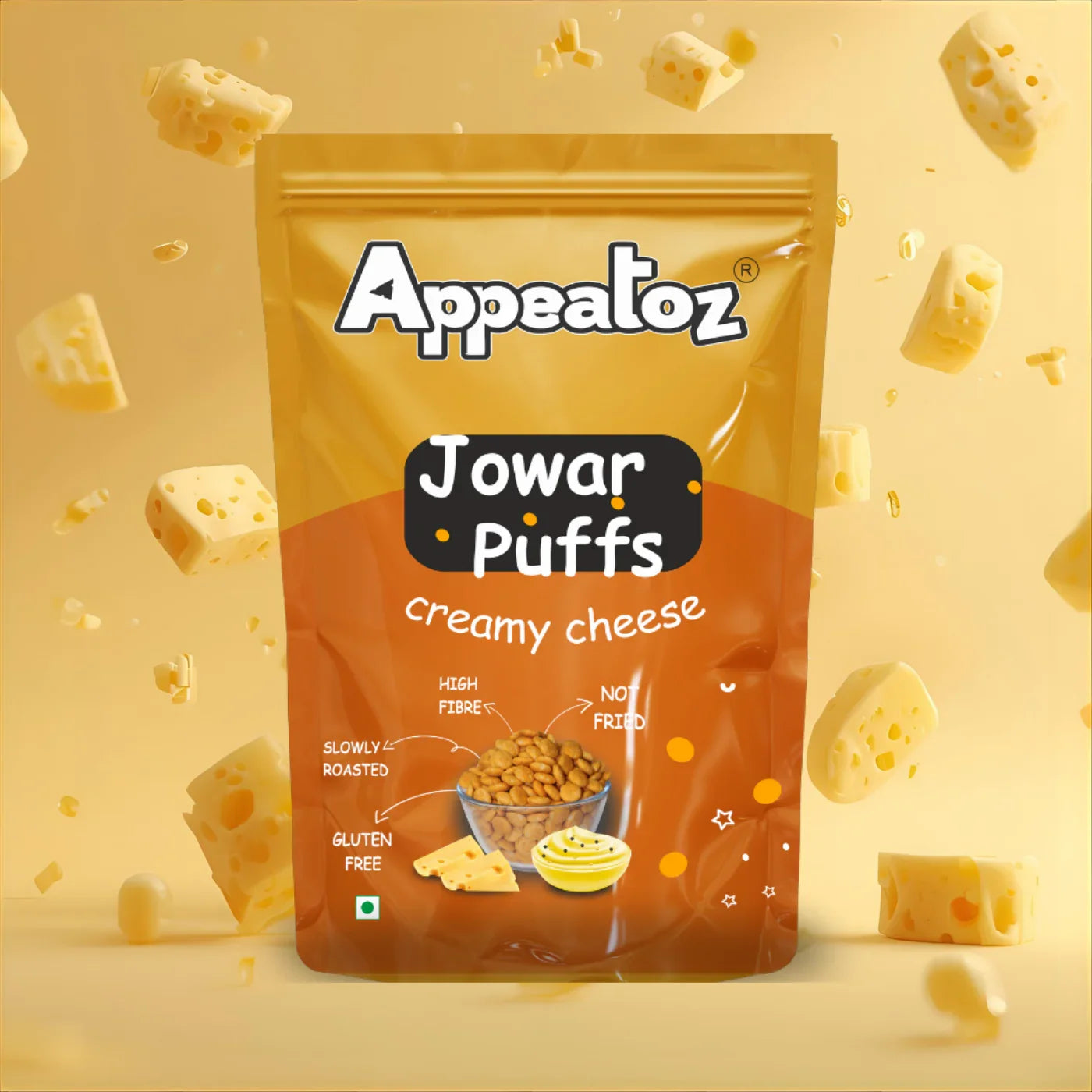 Creamy Cheese Jowar Puffs 70 g