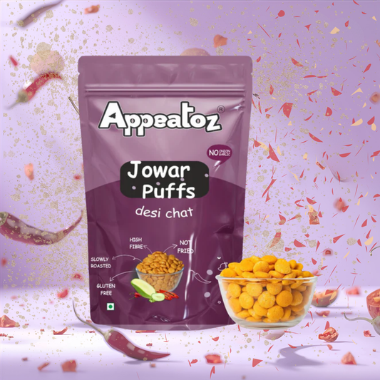 Appeatoz Desi Chat Jowar Puffs 70g