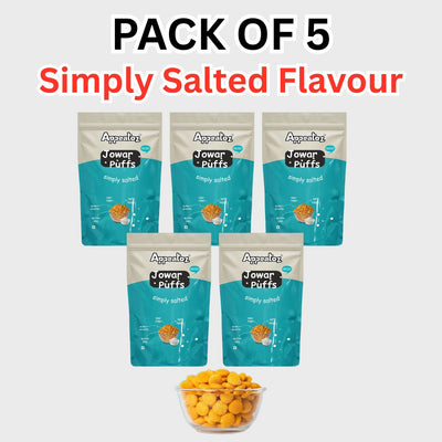 Pack of 5 Jowar Puffs 350 g